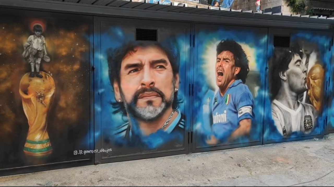 Maradona, l'artista Gimenez a TVPlay: "Ha reso felice i nostri due popoli"