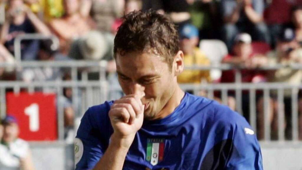Francesco Totti in Italia-Australia del 2006
