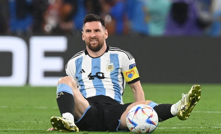 Lionel Messi, capitano dell'Argentina