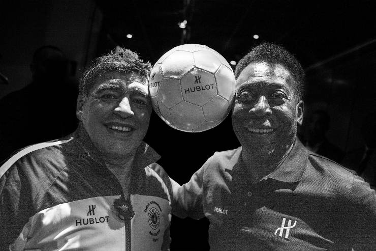 Pelè e Maradona