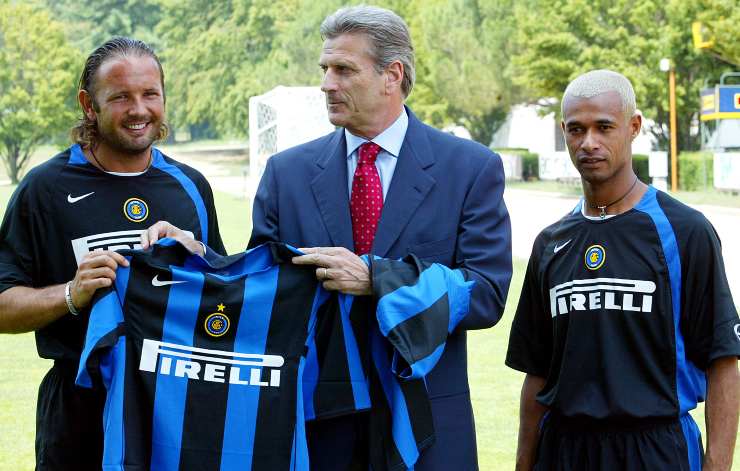 La presentazione di Mihajlovic da giocatore dell'Inter