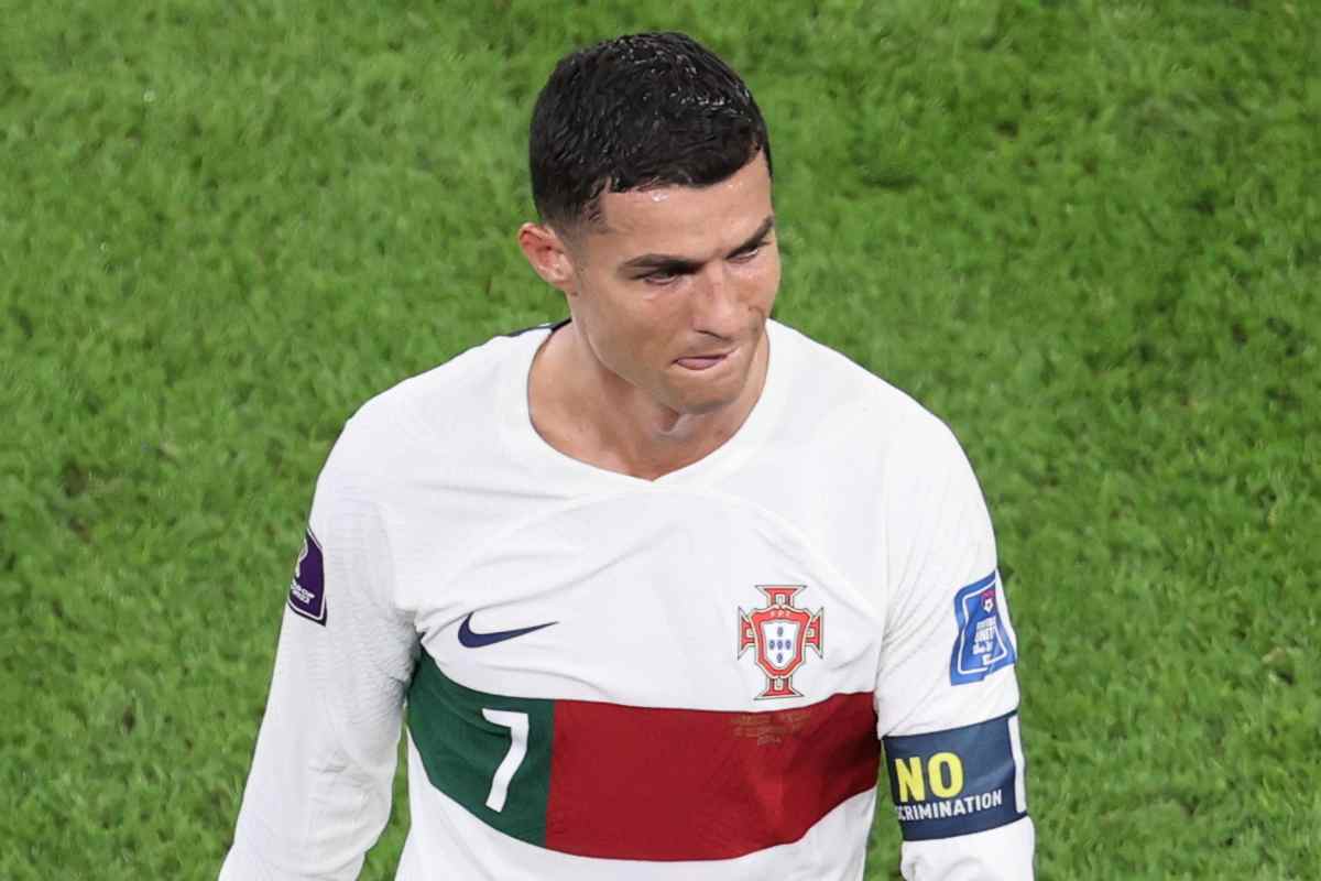 Cristiano Ronaldo con la maglia del Portogallo ai Mondiali