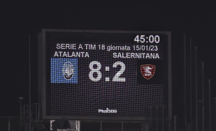 Atalanta batte la Salernitana 8-2