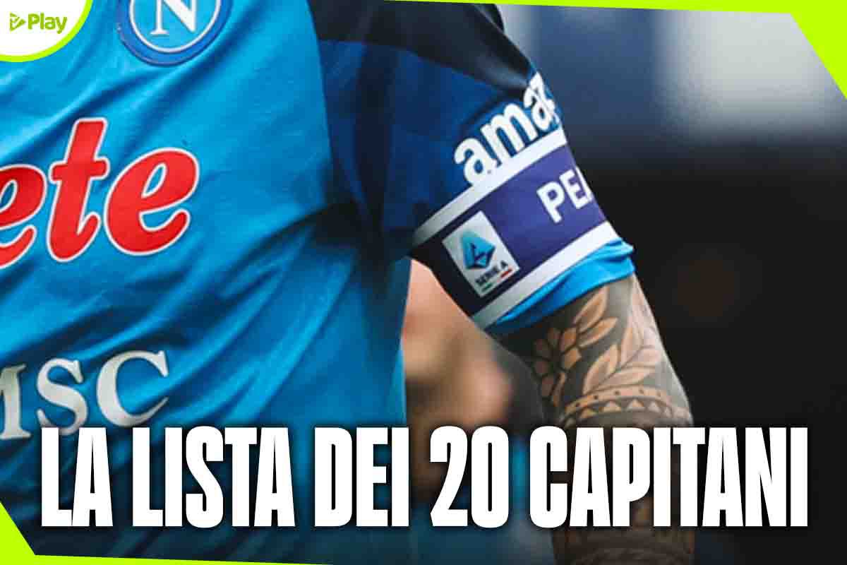 I capitani della Serie A 2023-24.