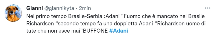 Adani critica Richarlison: rivolta social dopo la doppietta nel Mondiale