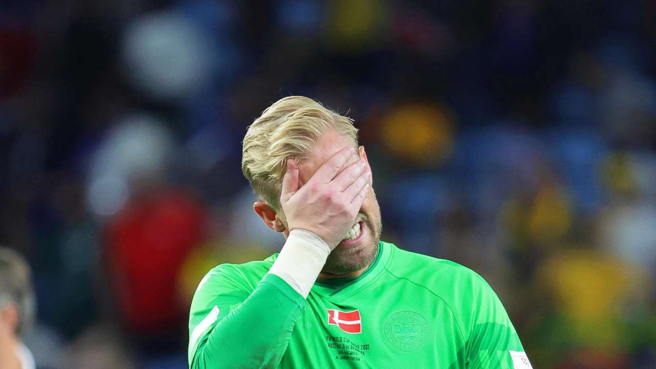 Kasper Peter Schmeichel deluso dopo Australia-Danimarca