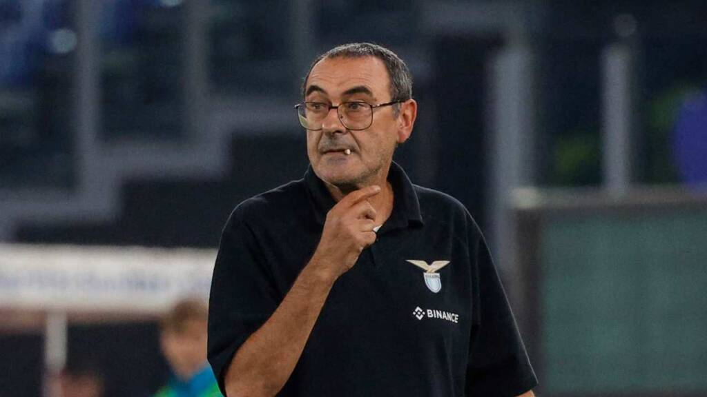 Maurizio Sarri, allenatore della Lazio