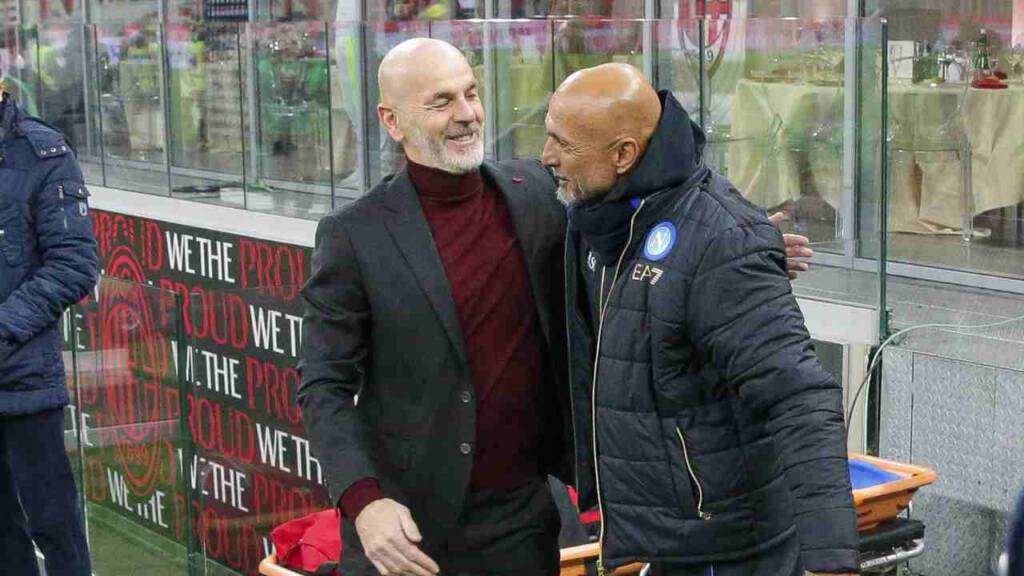 Pioli e Spalletti, allenatori di Milan e Napoli