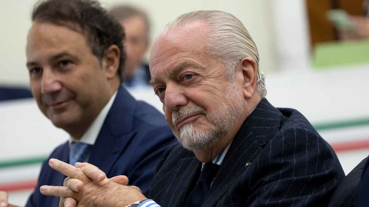 Aurelio De Laurentiis, presidente del Napoli