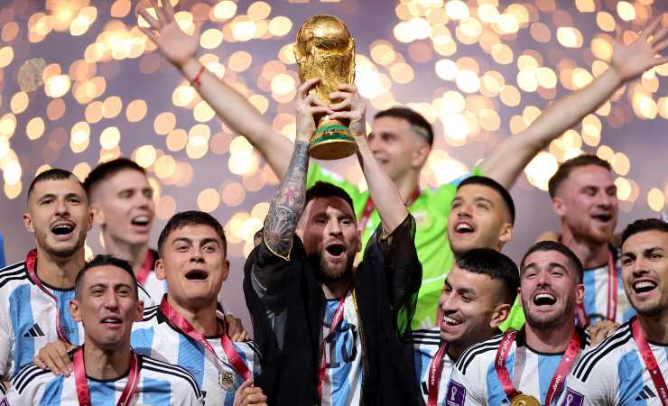 Lionel Messi, capitano dell'Argentina 