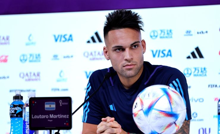 Lautaro Martinez, attaccante dell'Inter e dell'Argentina