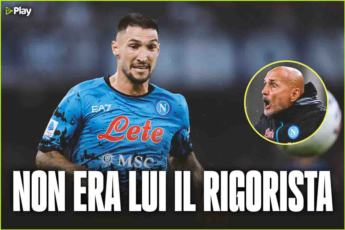 Spalletti voleva un altro rigorista