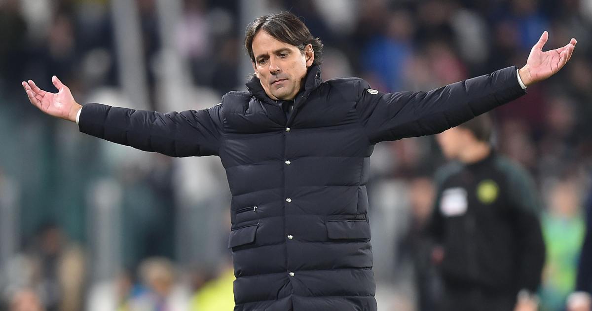 Simone Inzaghi furioso