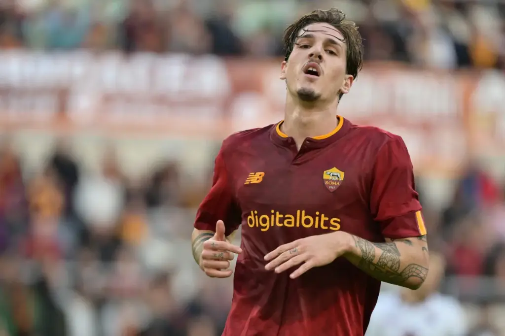 Nicolo Zaniolo calciatore Roma