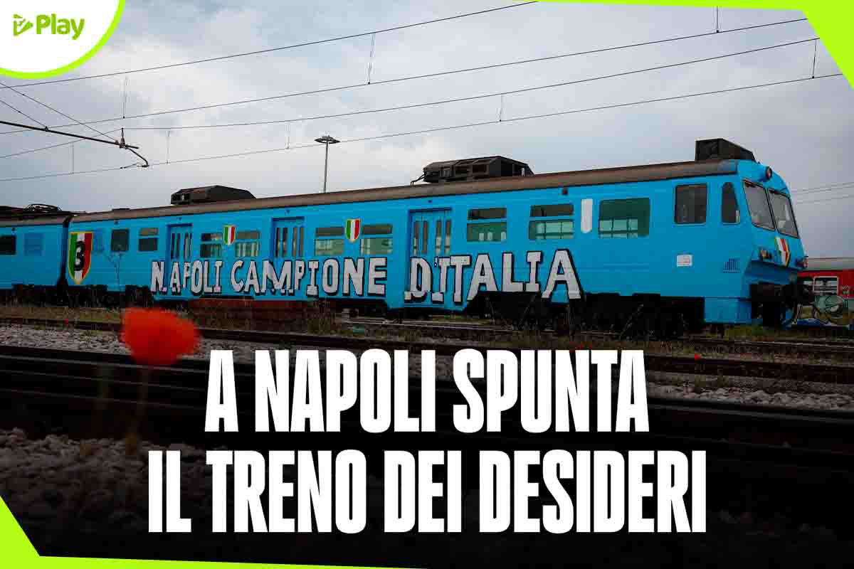 Il treno azzurro a Napoli