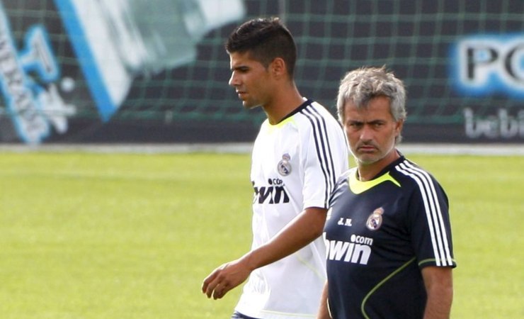 Alvaro Morata e José Mourinho. (ansa-tvplay) 20230713