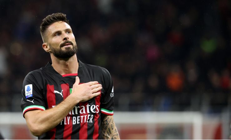 Olivier Giroud attaccante Milan