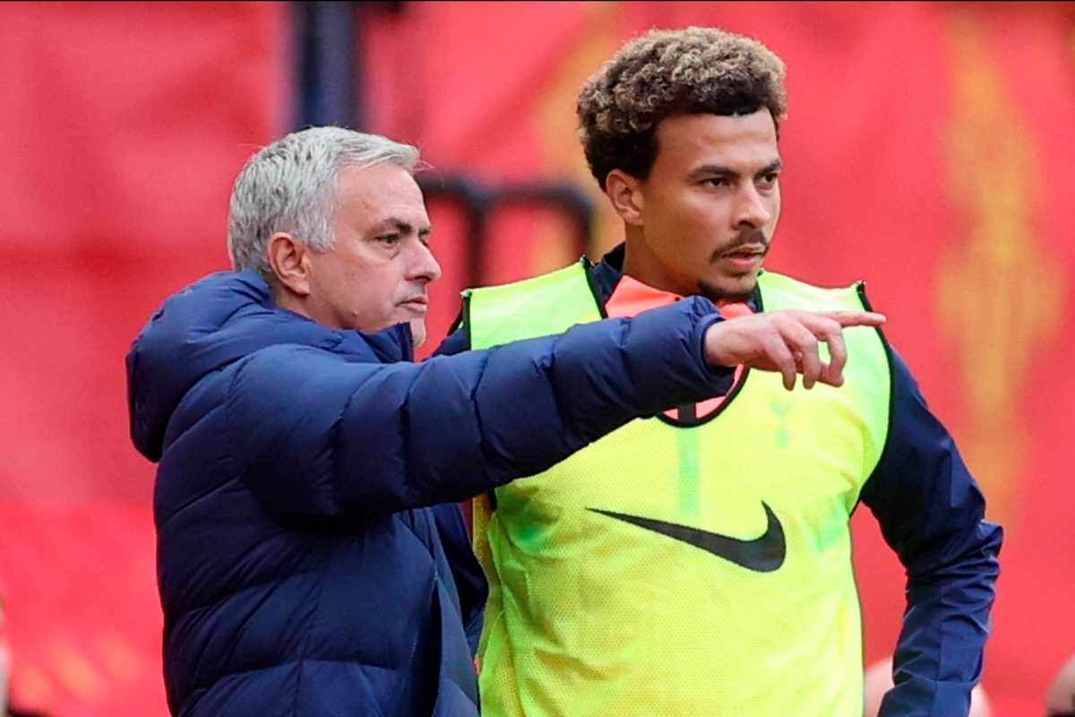 José Mourinho e Dele Alli. (ansa-tvplay)