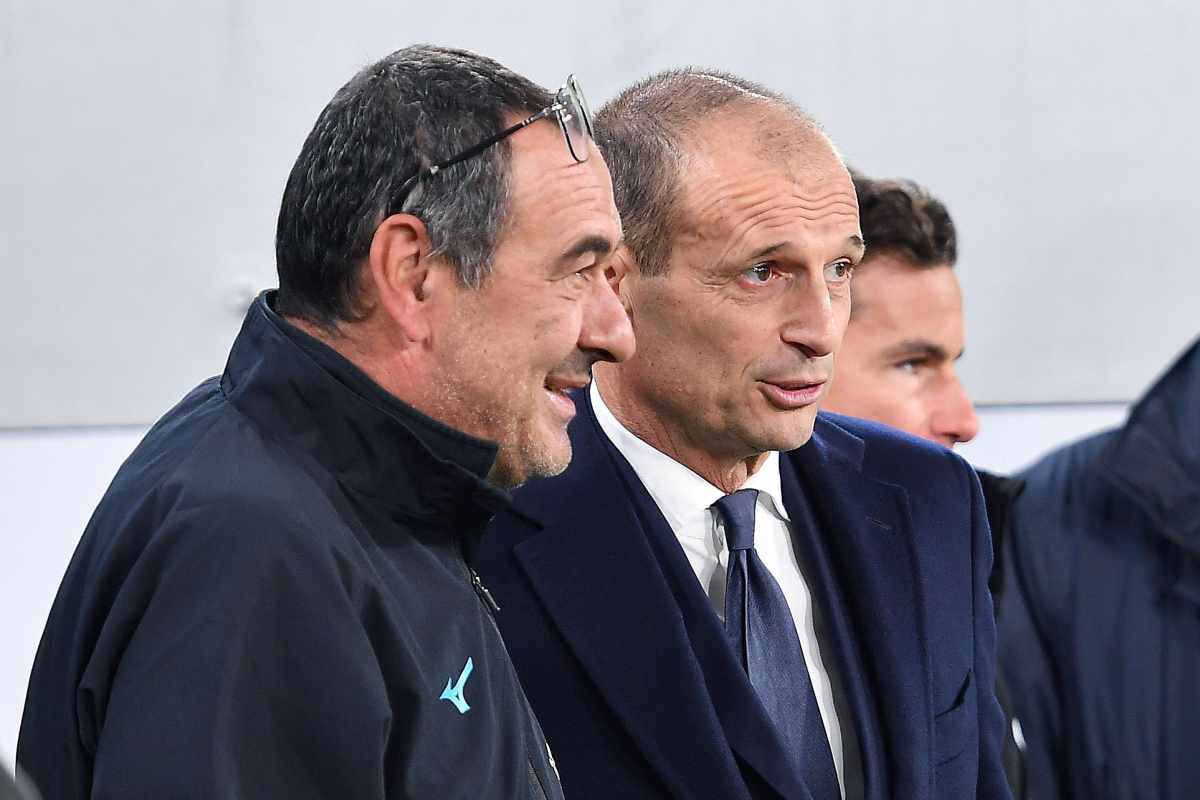 Maurizio Sarri e Massimiliano Allegri. (ansa-tvplay)