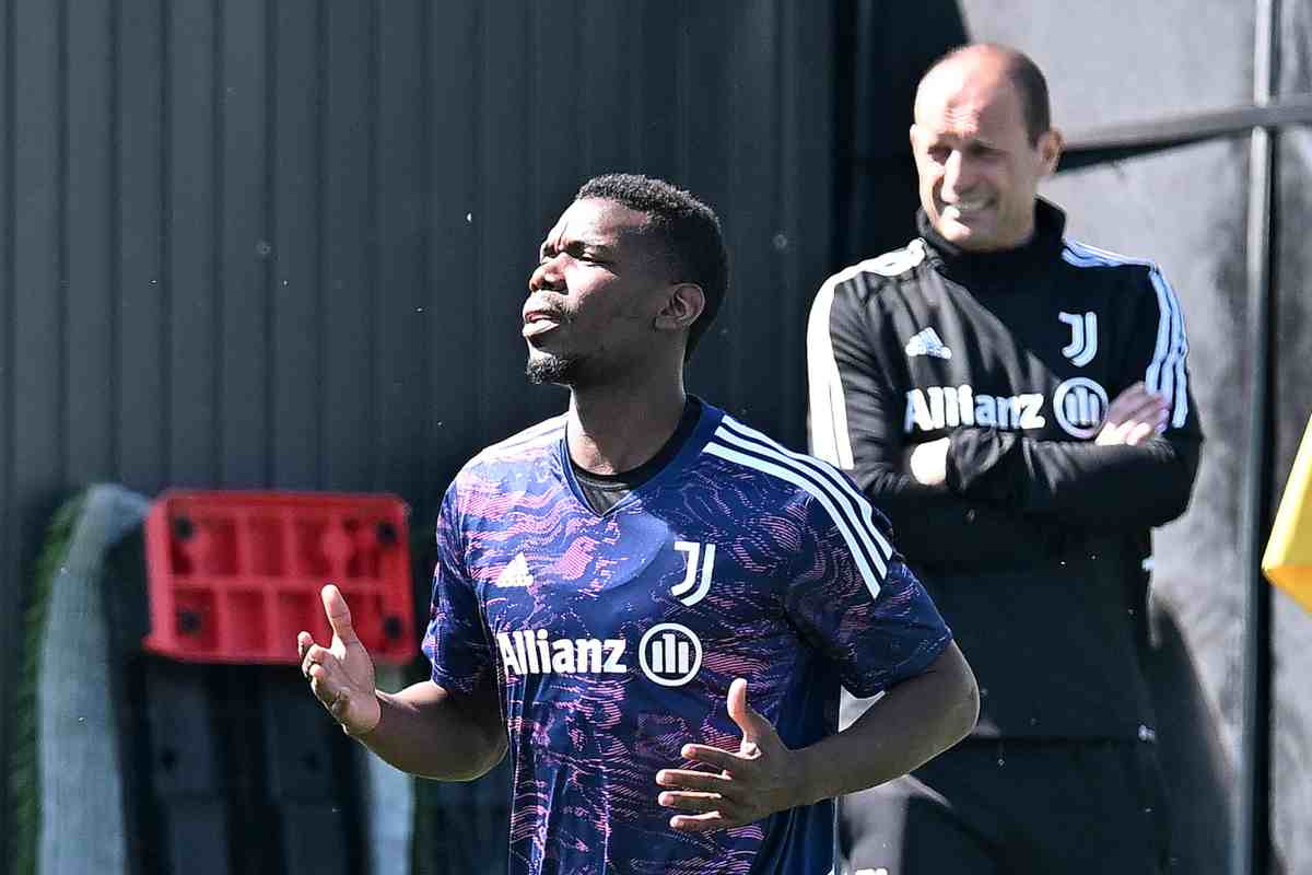 Paul Pogba e Max Allegri, Juventus. (ansa-tvplay) 