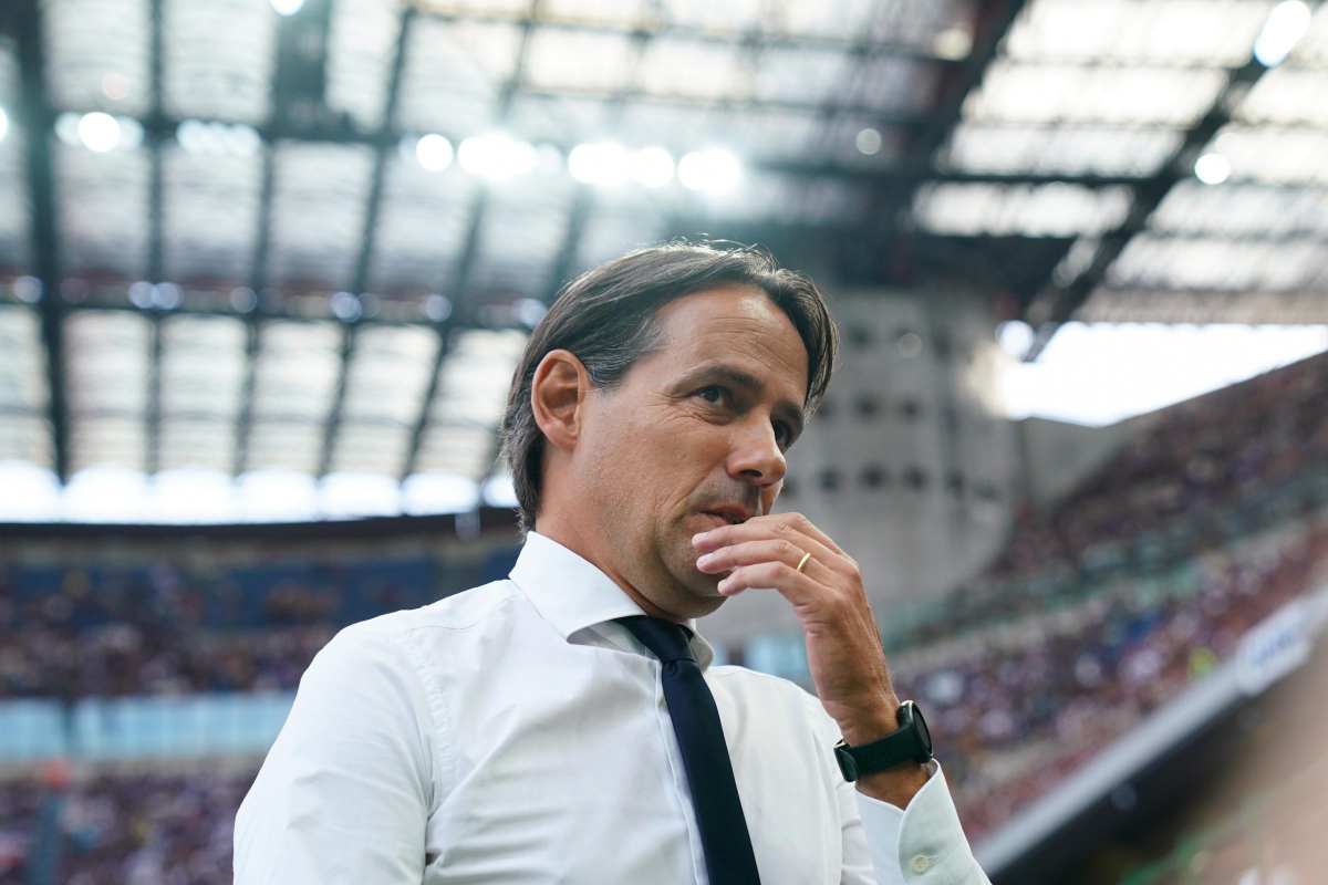 Simone Inzaghi a San Siro