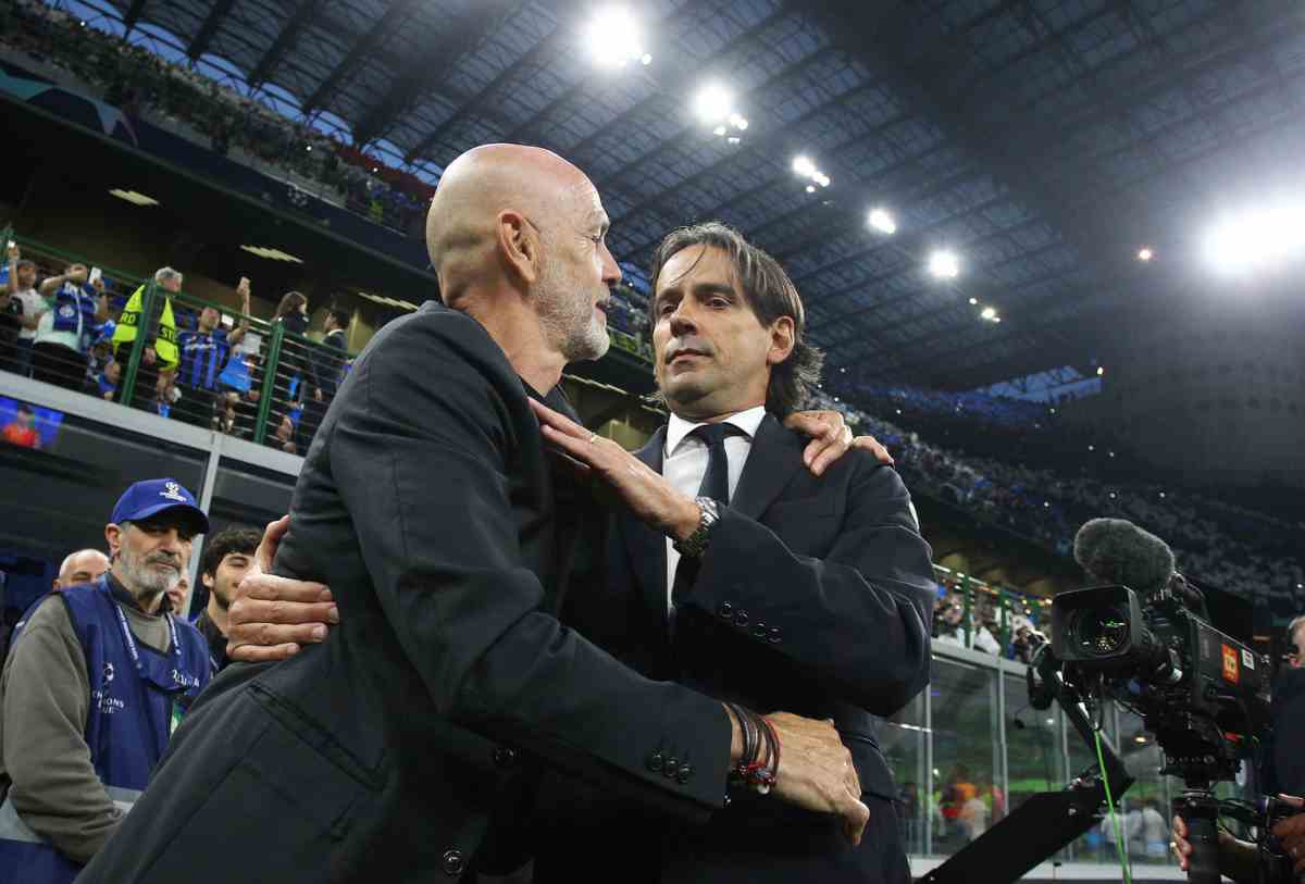 Pioli e Inzaghi si salutano