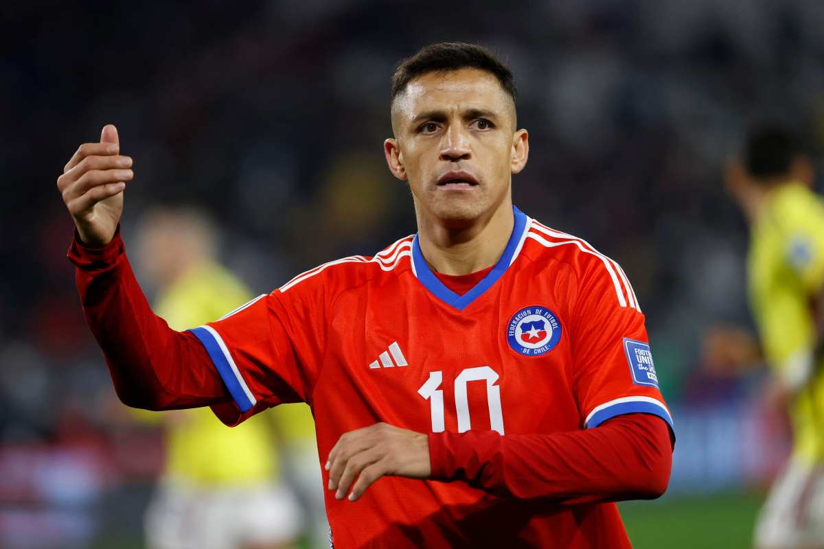 Sanchez con la Nazionale cilena