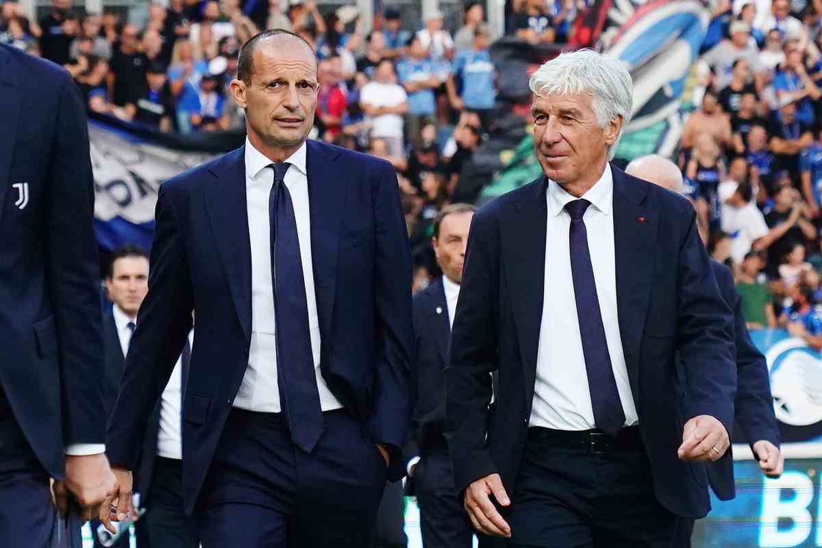 Allegri e Gasperini prima della