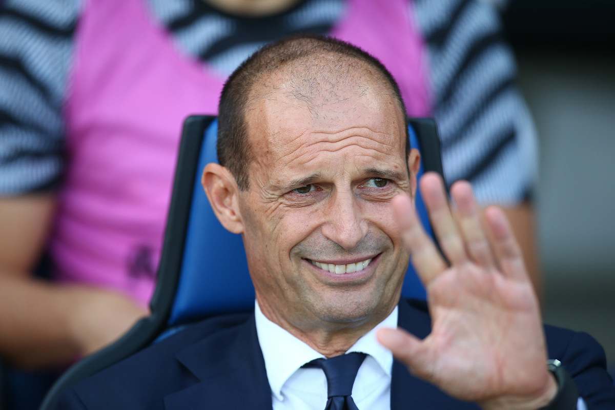 Allegri in panchina 