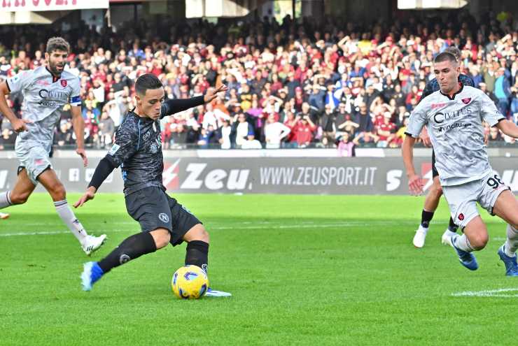 Raspadori gol Salernitana-Napoli