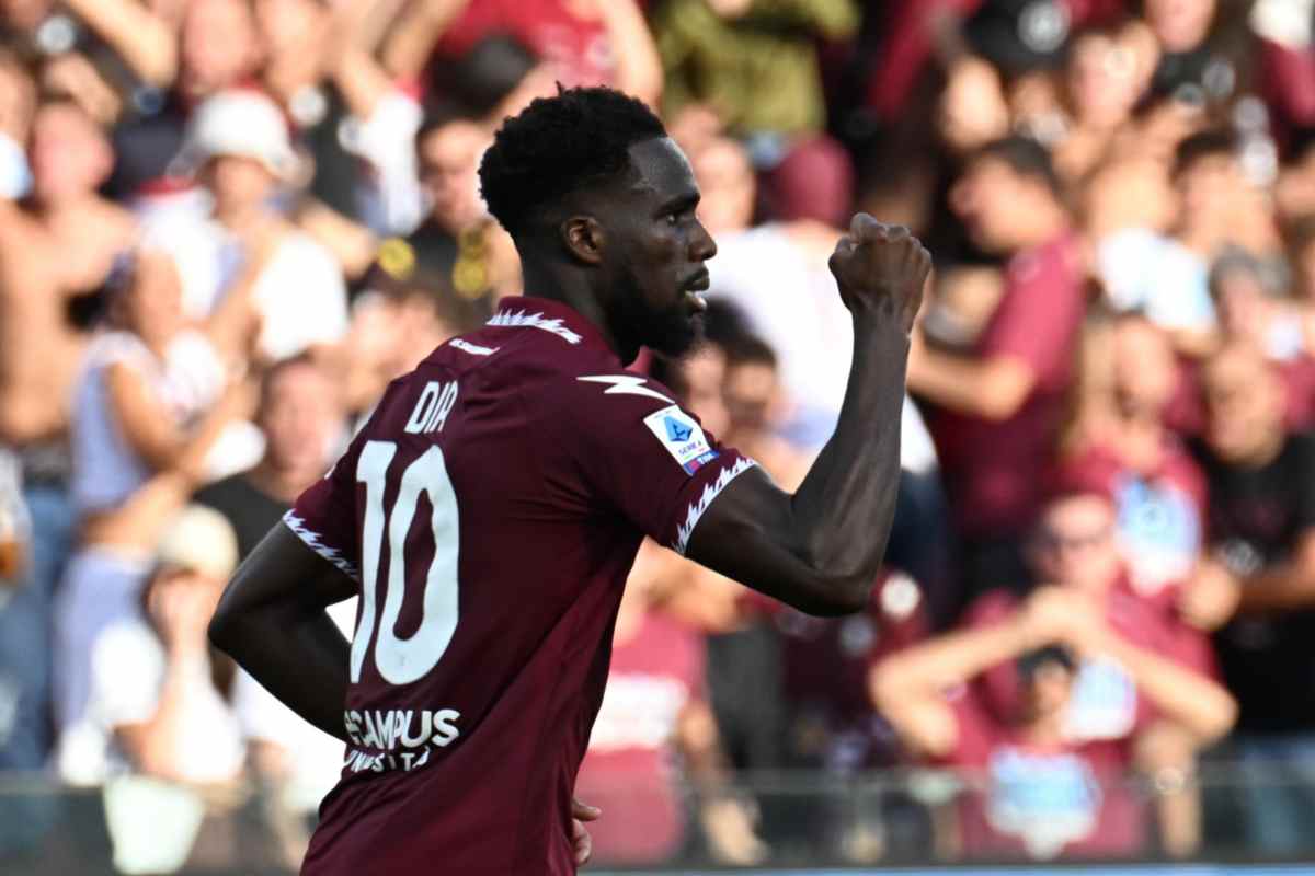 Salernitana Spezia Dia gol tifosi