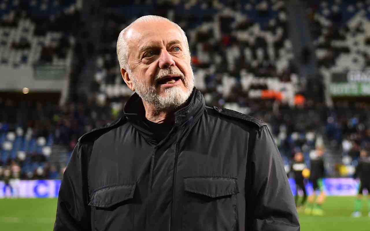 Annuncio De Laurentiis in conferenza