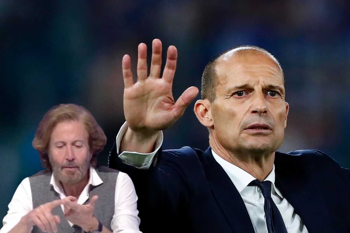 Paolo Bargiggia conta e dietro sullo sfondo allegri