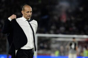 L'allenatore Massimiliano Allegri