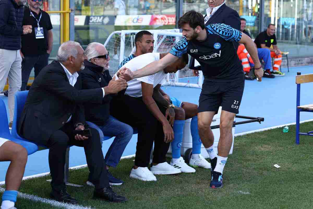 Trattativa rinnovo Kvaratskhelia-Napoli di De Laurentiis 