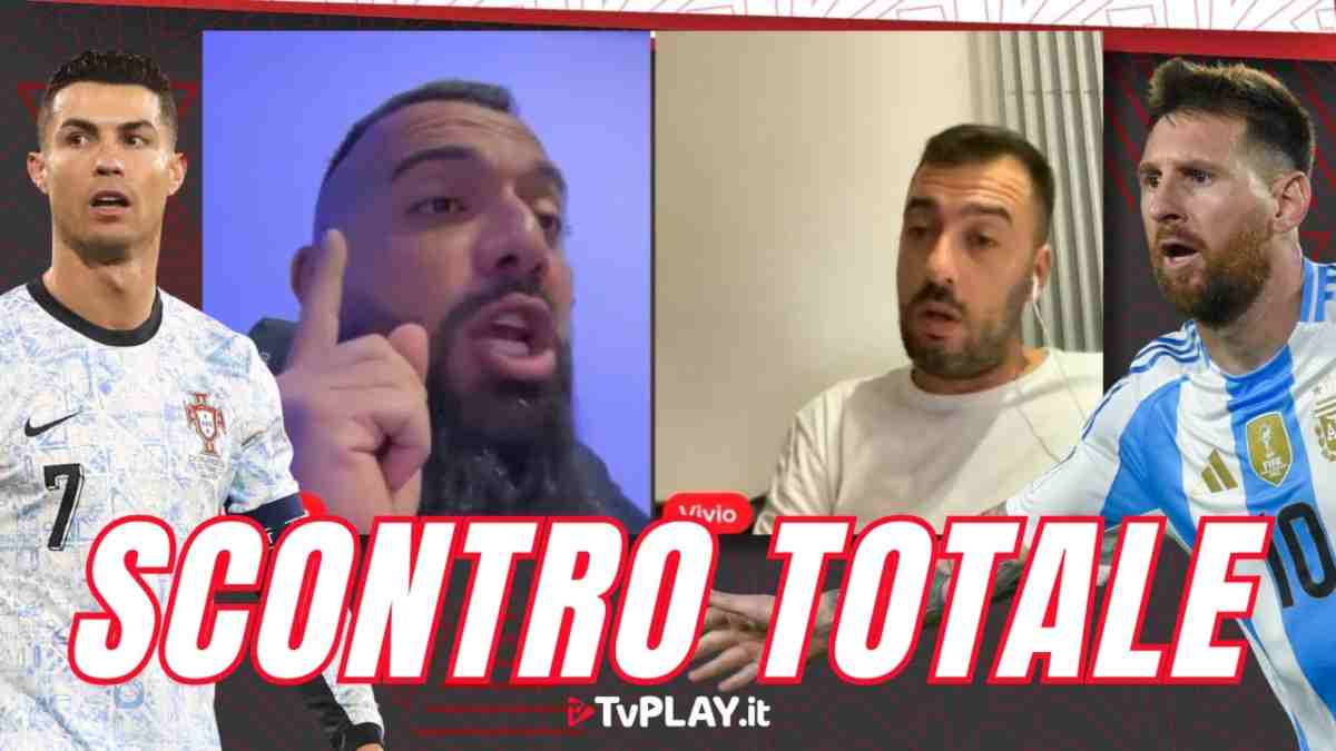 “NON PUOI PARLARE, ME NE VADO” ||| Tensione in LIVE Fra Faina e Viviano sul DUELLO Messi Ronaldo