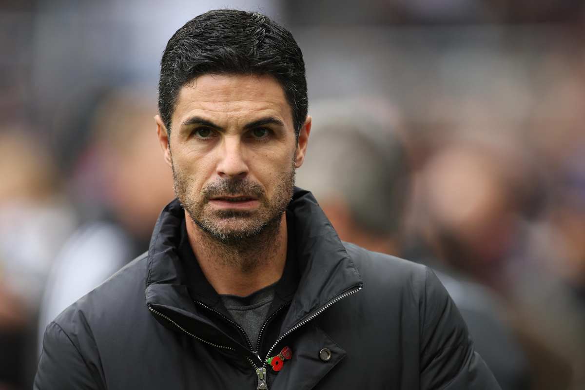 Arteta sulla panchina dell'Arsenal