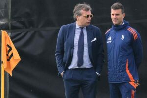 Thiago Motta a colloquio con Giuntoli