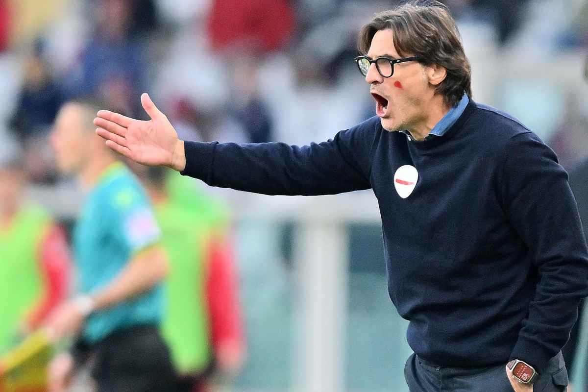 Paolo Vanoli sulla panchina del Torino