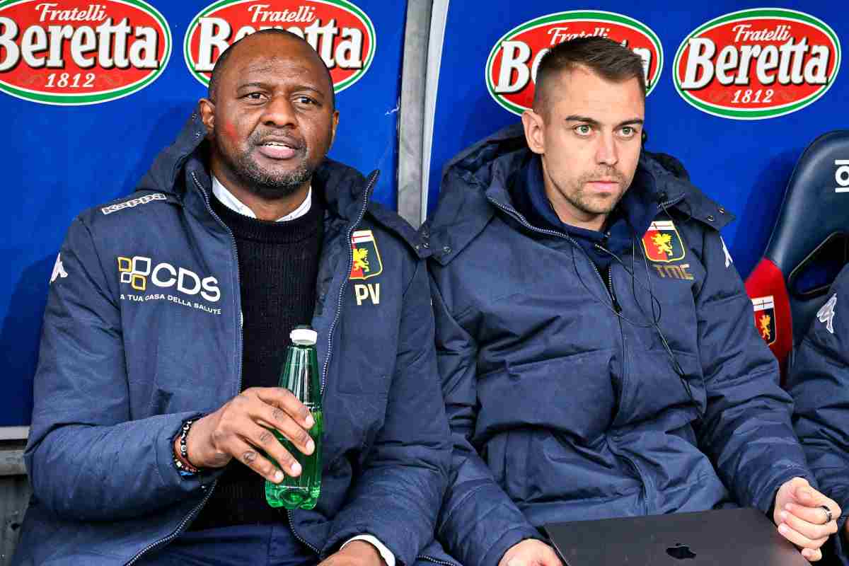 Patrick Vieira sulla panchina del Genoa