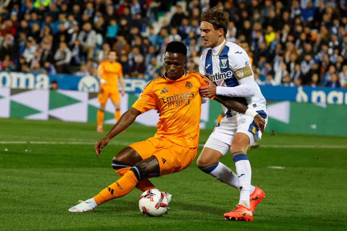 Vinicius con la maglia del Real Madrid