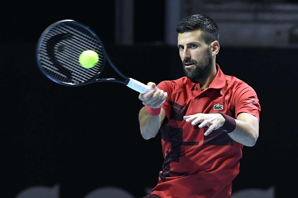 Djokovic in campo