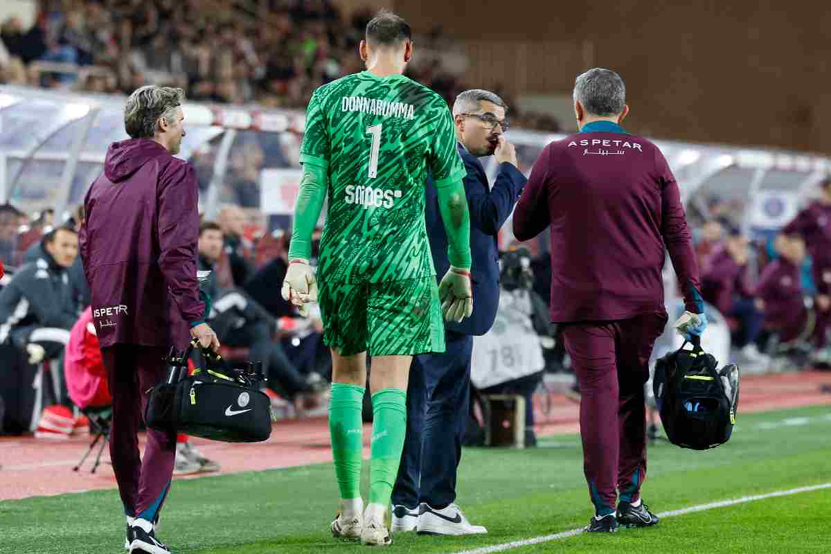 Donnarumma, infortunio tremendo: sanguina in campo