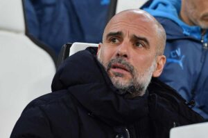 Guardiola sulla panchina del Manchester City