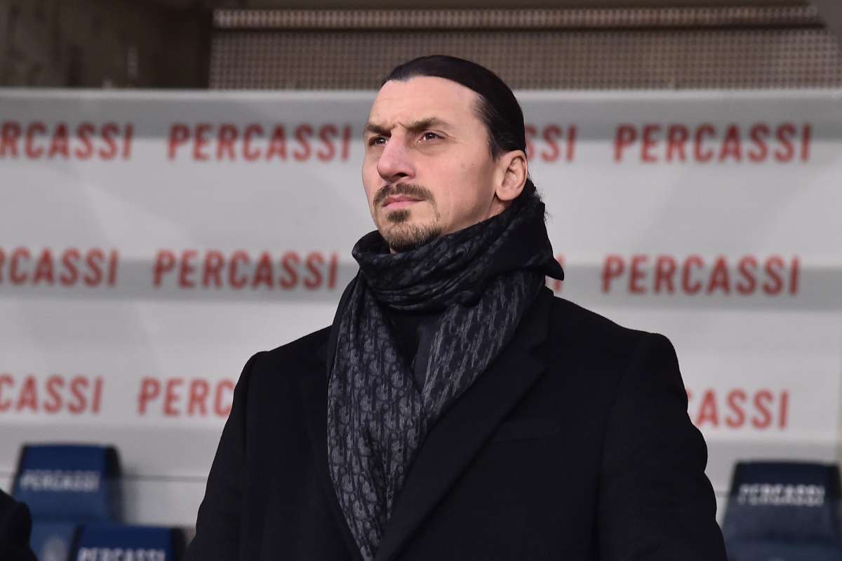 Zlatan Ibrahimovic a San Siro da dirigente