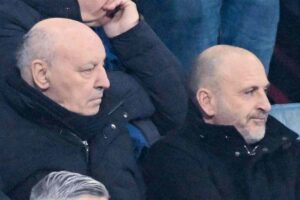 Marotta e Ausilio seri