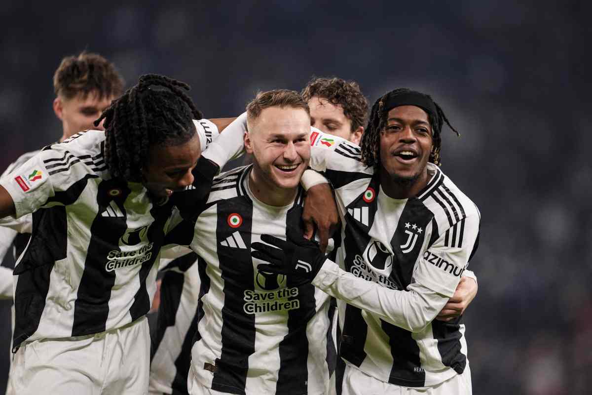 Esultanza Juve 