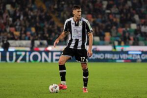 Lucca in azione con la maglia dell'Udinese