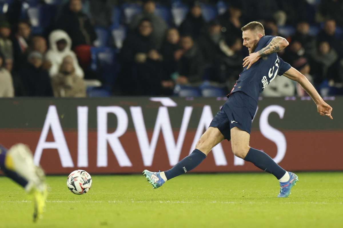 Skriniar in azione 