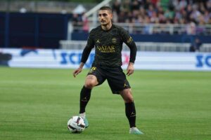 Marco Verratti con la maglia del PSG